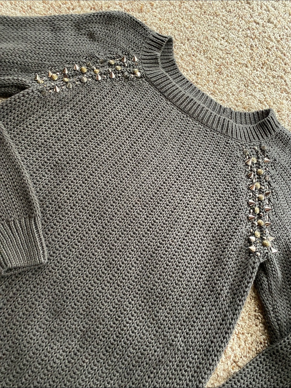 Lovposh Studded Sweater